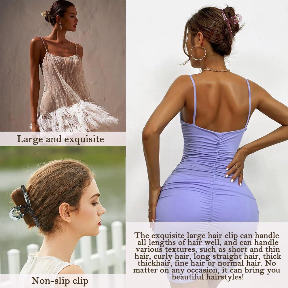 6 Garras de Acrílico CHAOBANG 11.94cm para Cabello Fuerte Sujeción