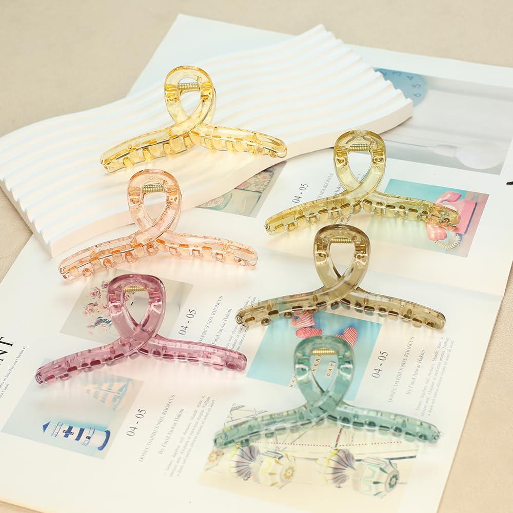 6 Garras de Acrílico CHAOBANG 11.94cm para Cabello Fuerte Sujeción