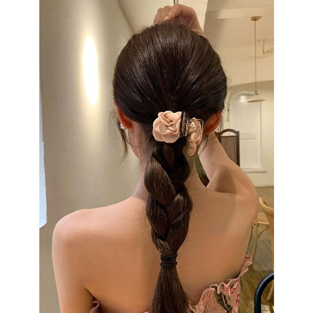 Paquete de 3 Clips de Pelo con Flor Agirlvct - 4.1 cm