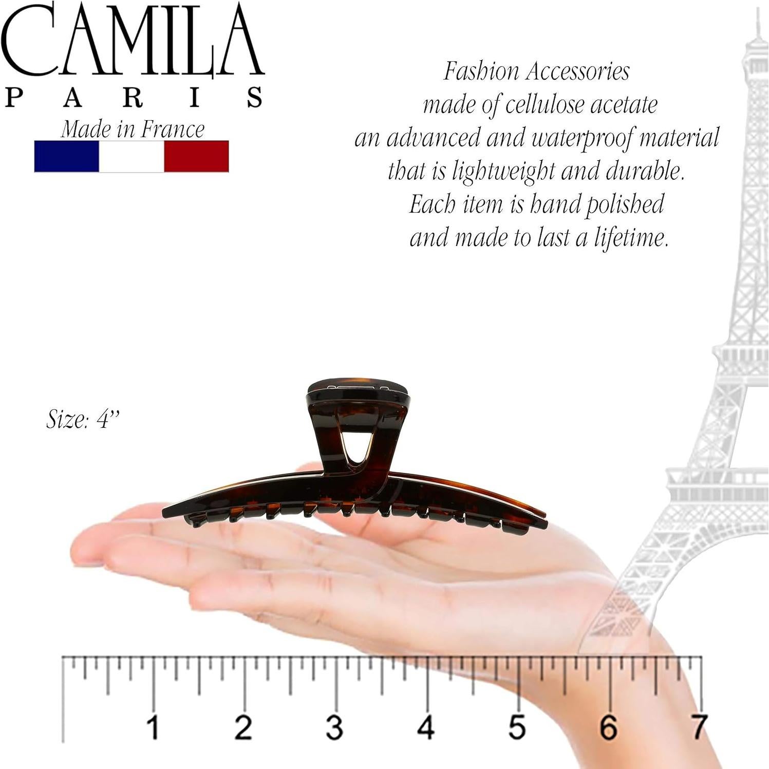 Clip para el cabello Camila Paris CP2371 10.16 cm tortuga