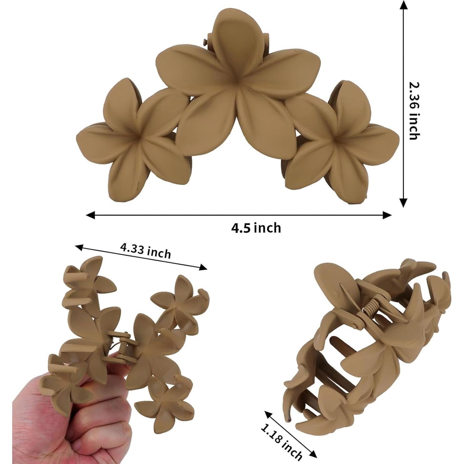 Pinzas de Pelo Grandes Ondder - 11.43 cm Antideslizantes