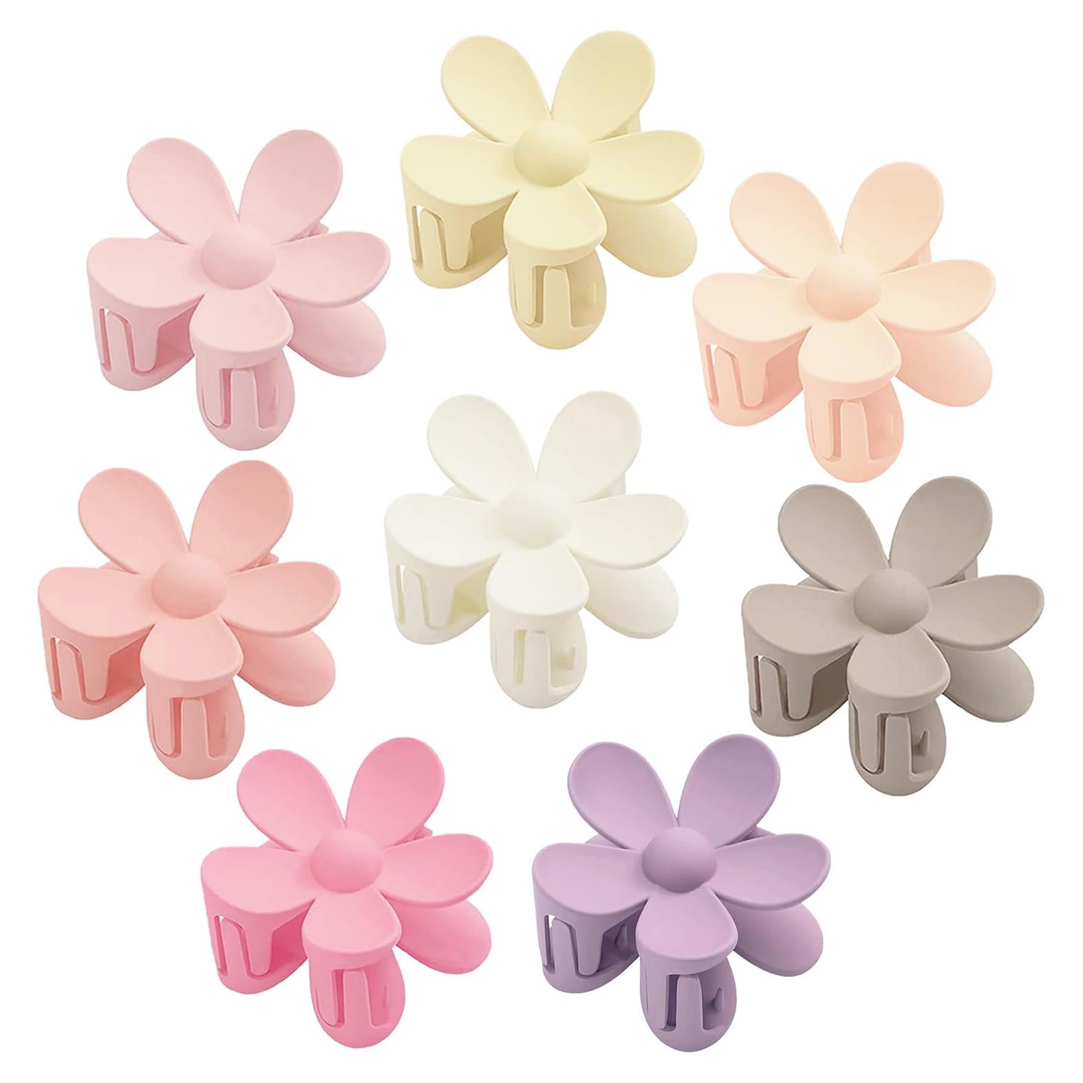 Pinzas de Garra con Flores AOENJIE 8PCS Antideslizantes