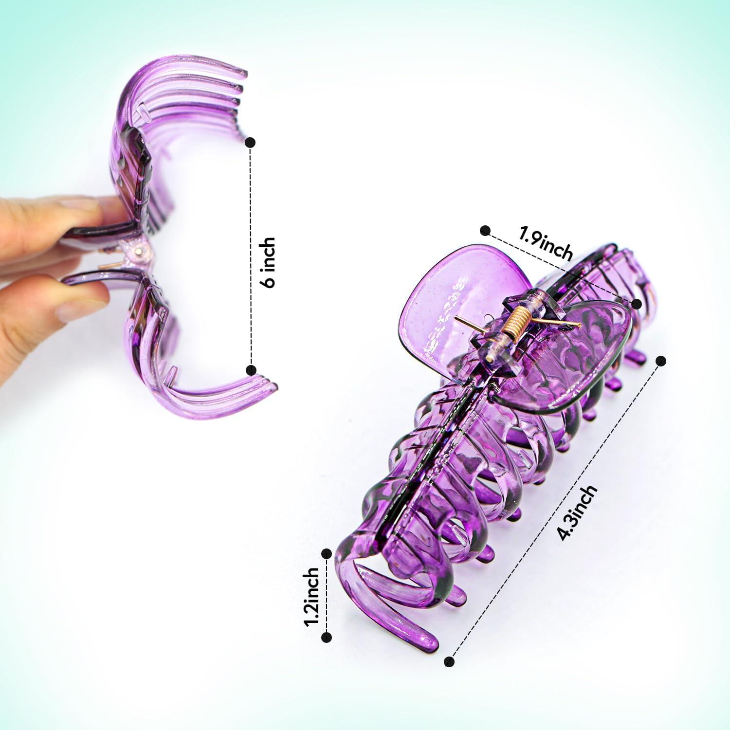 Clip para Cabello Grande MaryLavender 11 cm Antideslizante 4 Colores