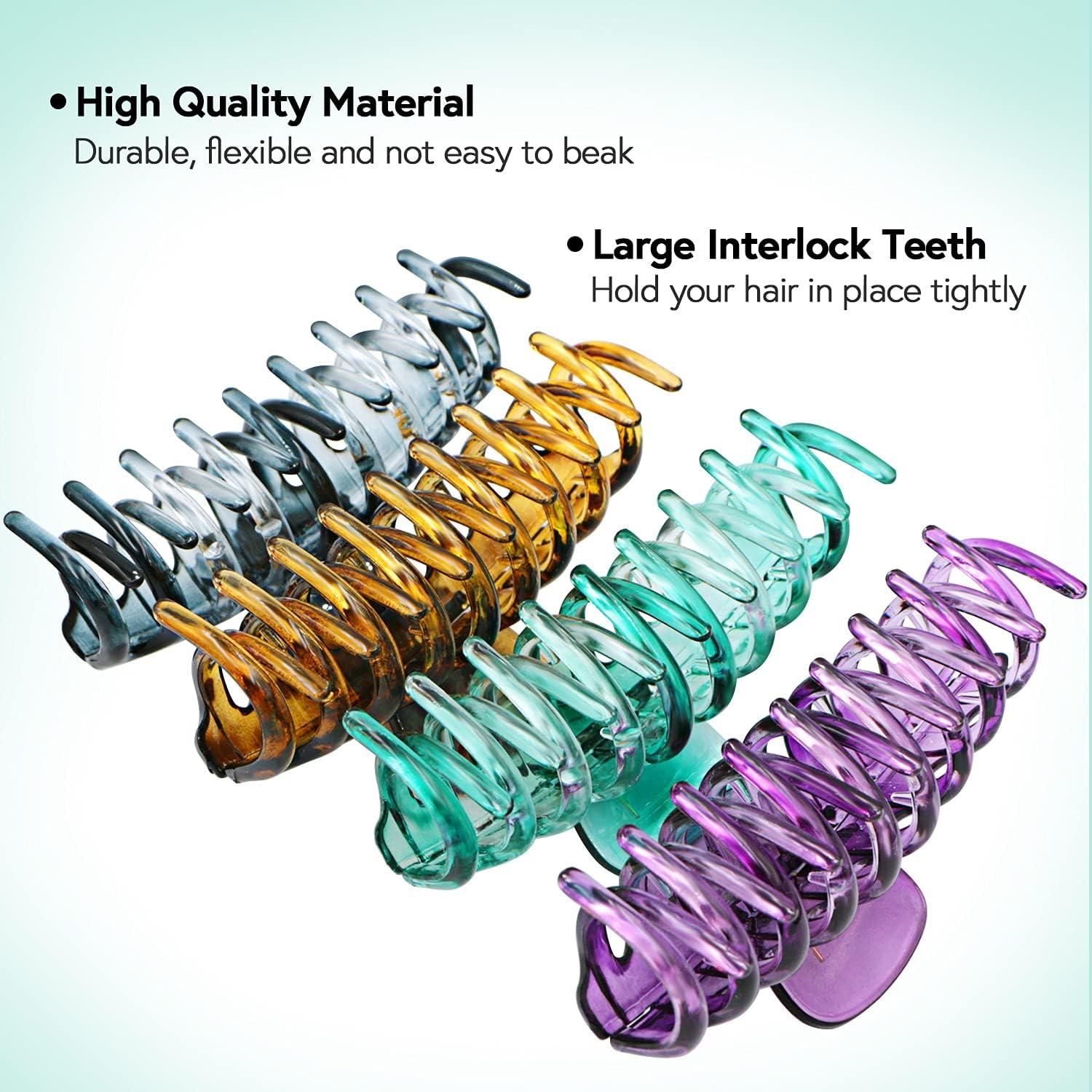 Clip para Cabello Grande MaryLavender 11 cm Antideslizante 4 Colores