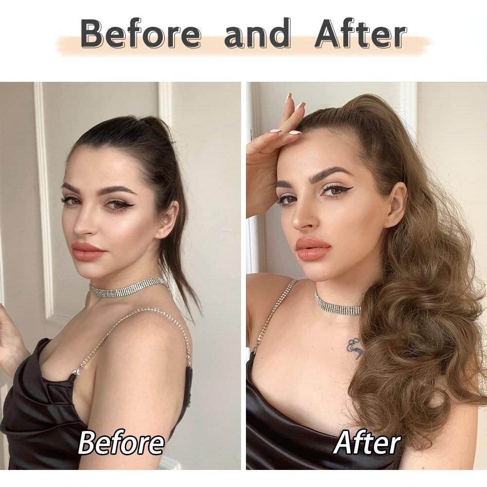 Extensión de Coleta con Clip StrRid 50.8 cm Marrón Cobre