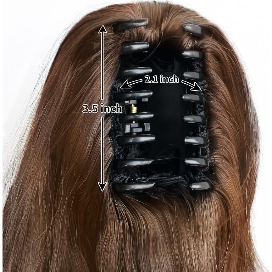 Extensión de Coleta con Clip StrRid 50.8 cm Marrón Cobre