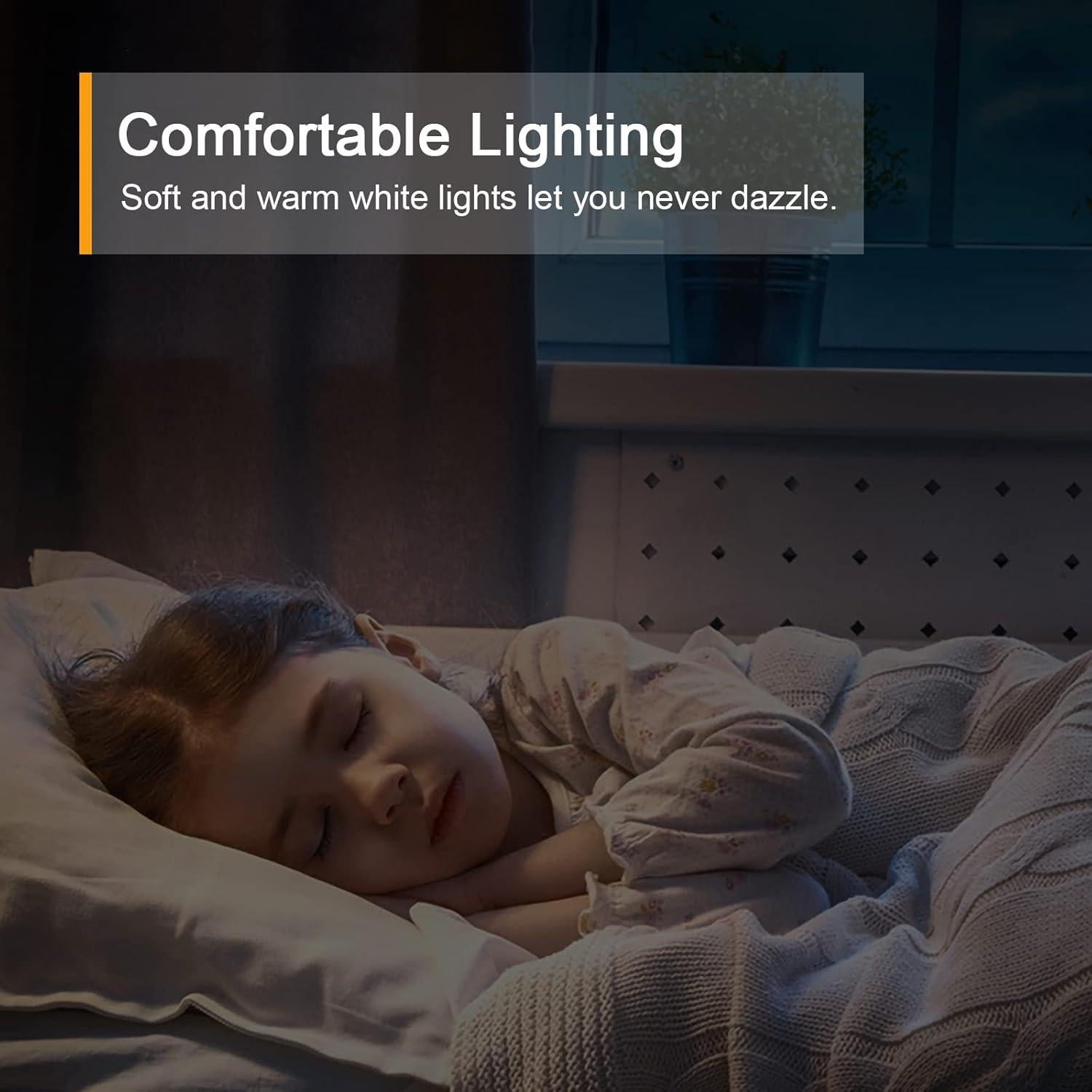 Luz Nocturna LED Recargable Lyridz con Sensor de Movimiento 2 Pcs