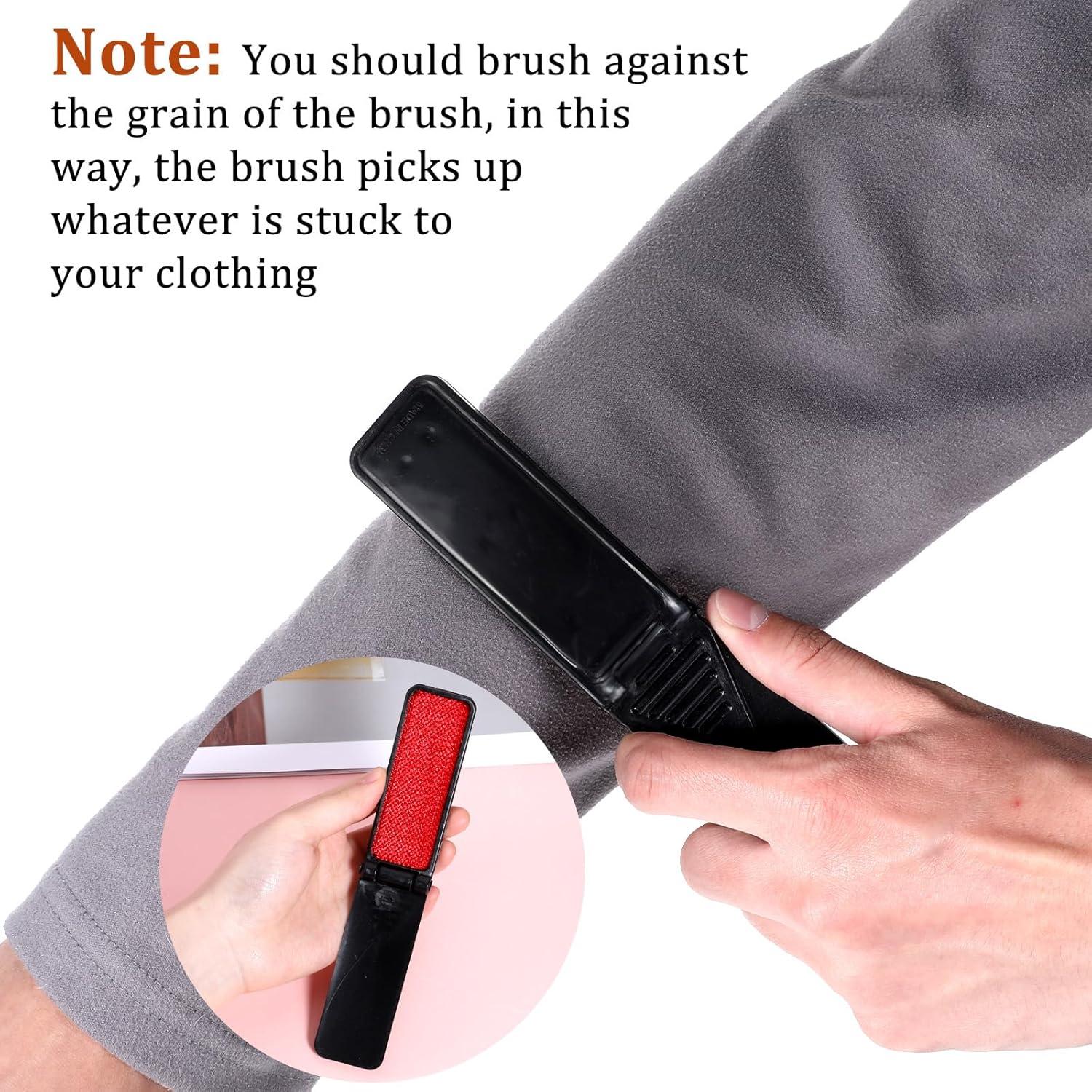 Cepillo Quitapelusas Plegable Psyqtsuary 4 Piezas Negro