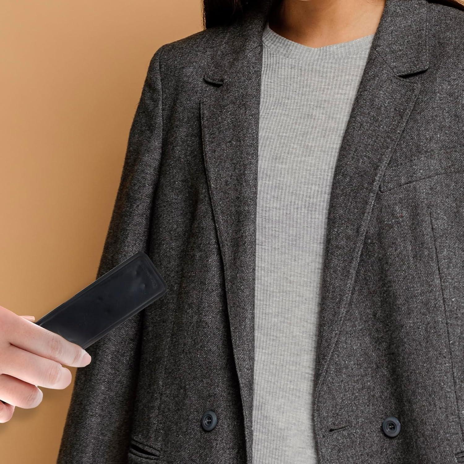 Cepillo Quitapelusas Plegable Psyqtsuary 4 Piezas Negro