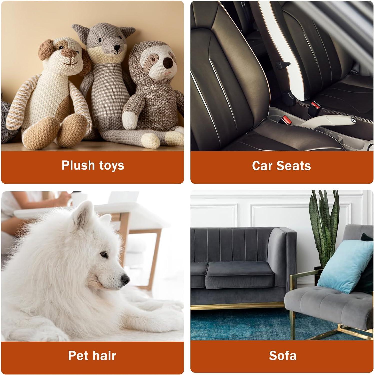 Cepillo Quitapelusas Plegable Psyqtsuary 4 Piezas Negro