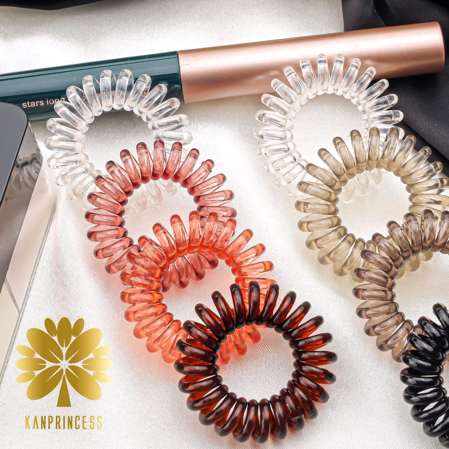 27 Espirales para Cabello KANPRINCESS Multicolor, Sin Pliegue