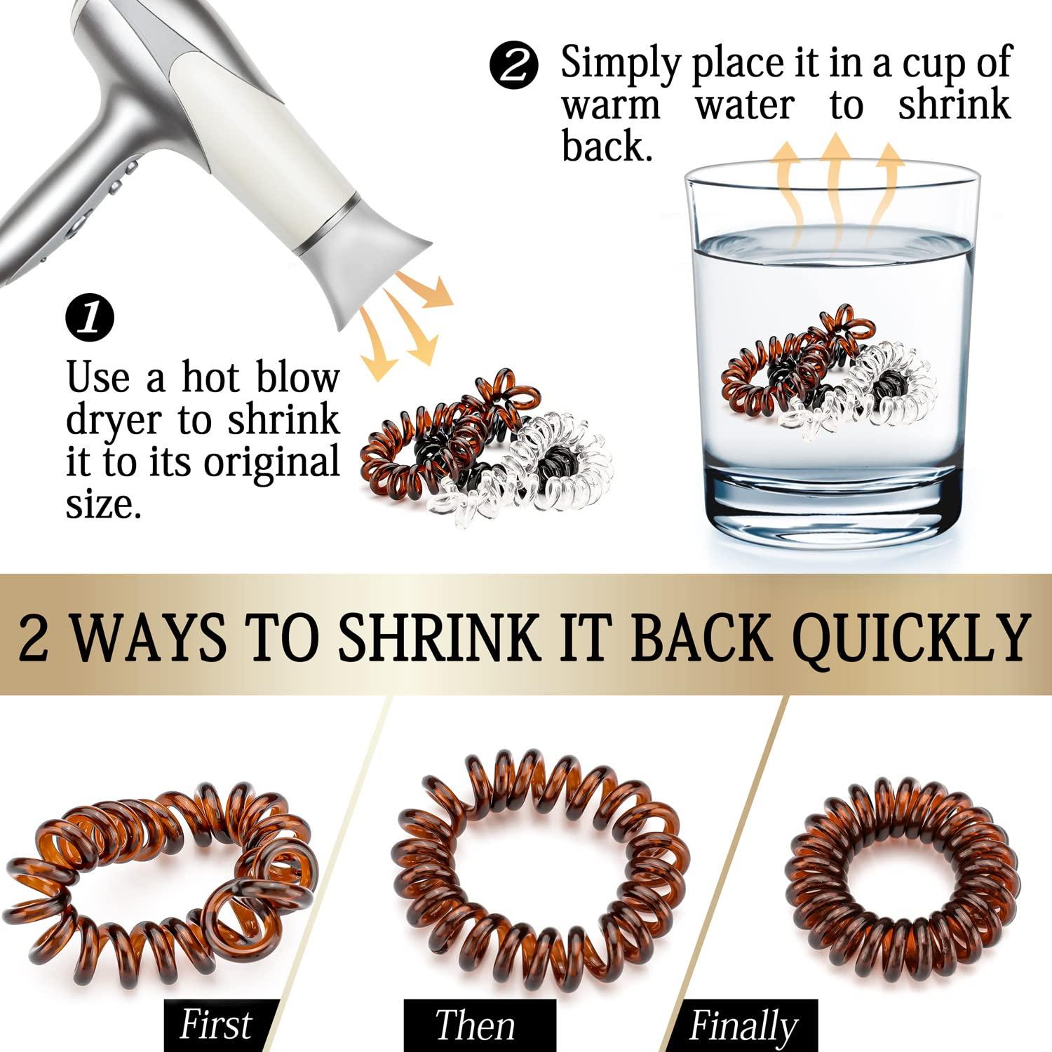 27 Espirales para Cabello KANPRINCESS Multicolor, Sin Pliegue