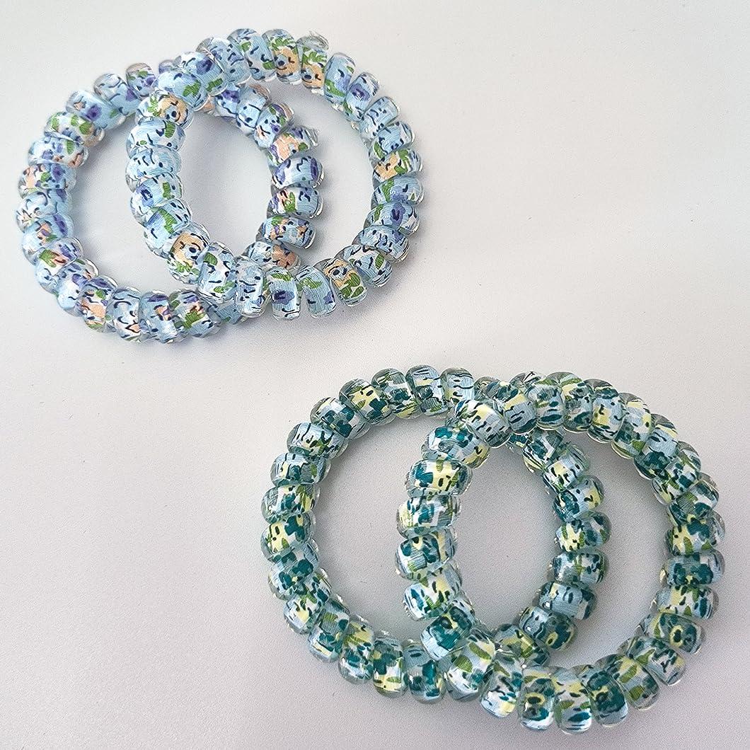 Tiras de Cabello Espirales Leenchiry - 20 Piezas Colores Mixtos