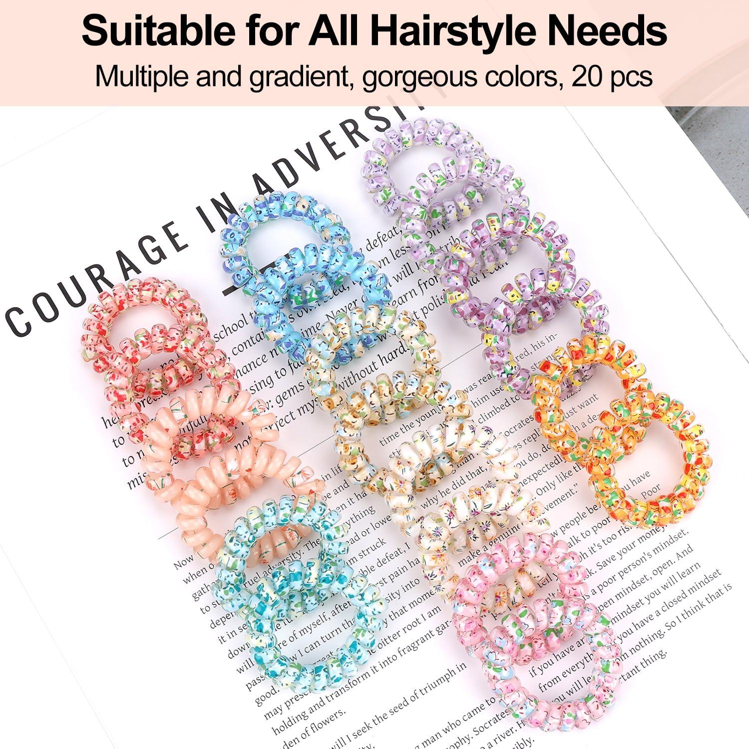 Gomas de Pelo en Espiral JessLab - Paquete de 20 Unidades