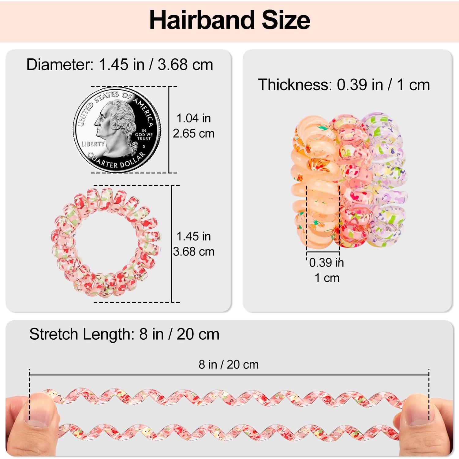 Gomas de Pelo en Espiral JessLab - Paquete de 20 Unidades