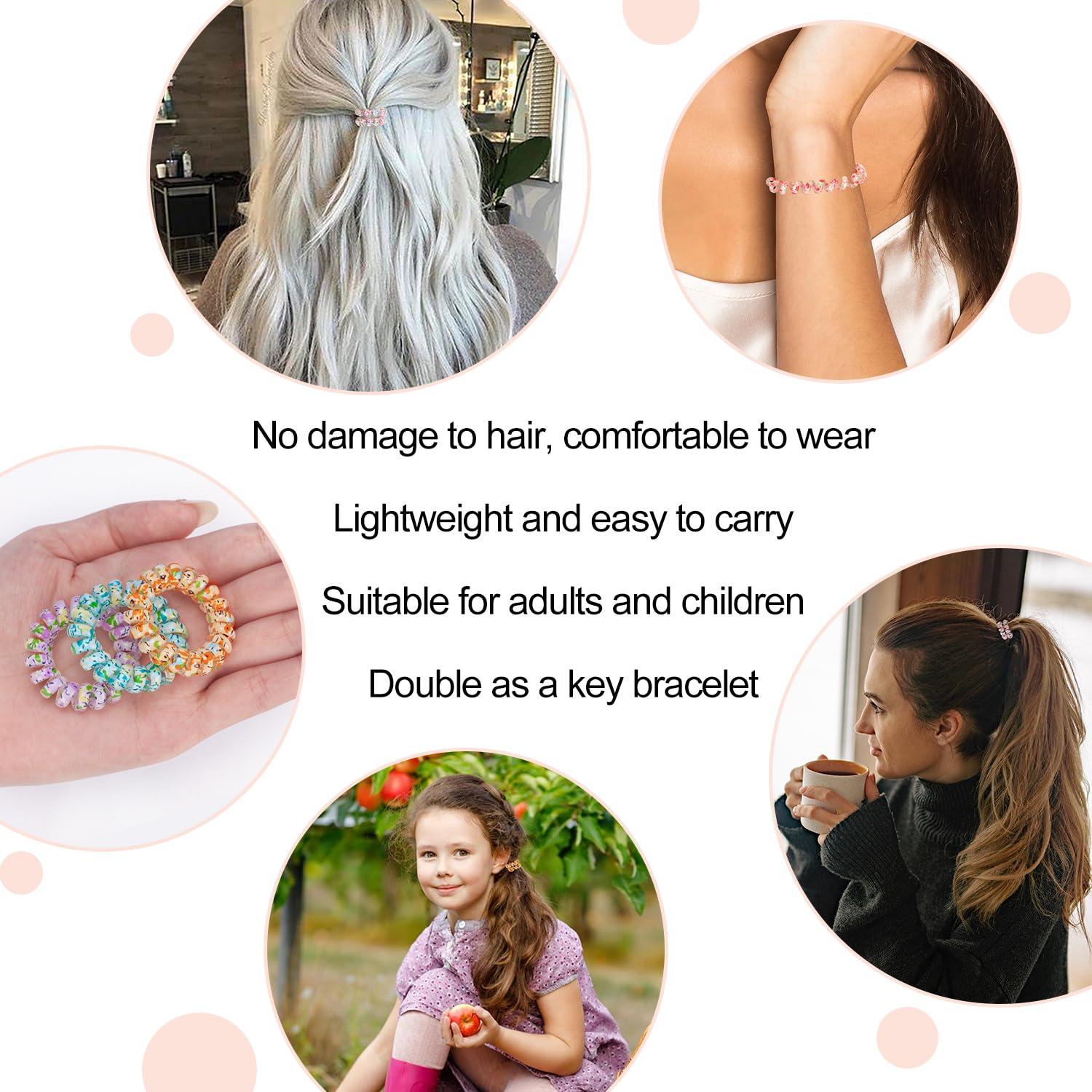 Gomas de Pelo en Espiral JessLab - Paquete de 20 Unidades