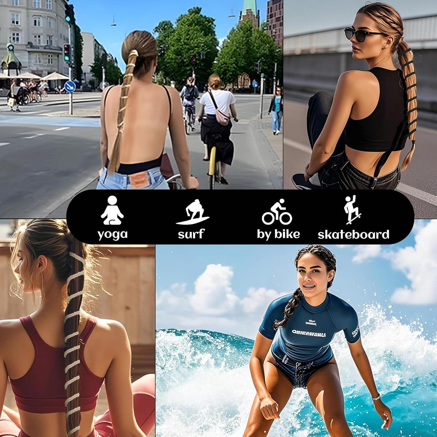 Tiras para Cabello Deportivas Starfa Lab 3 Piezas 40.64 cm