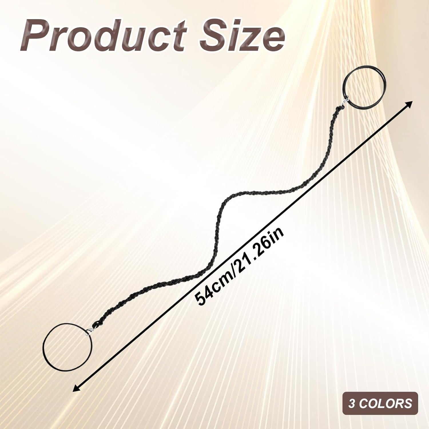 Lazos de Cabello Espiral Piriuuo 41cm 3 Pcs Multicolor