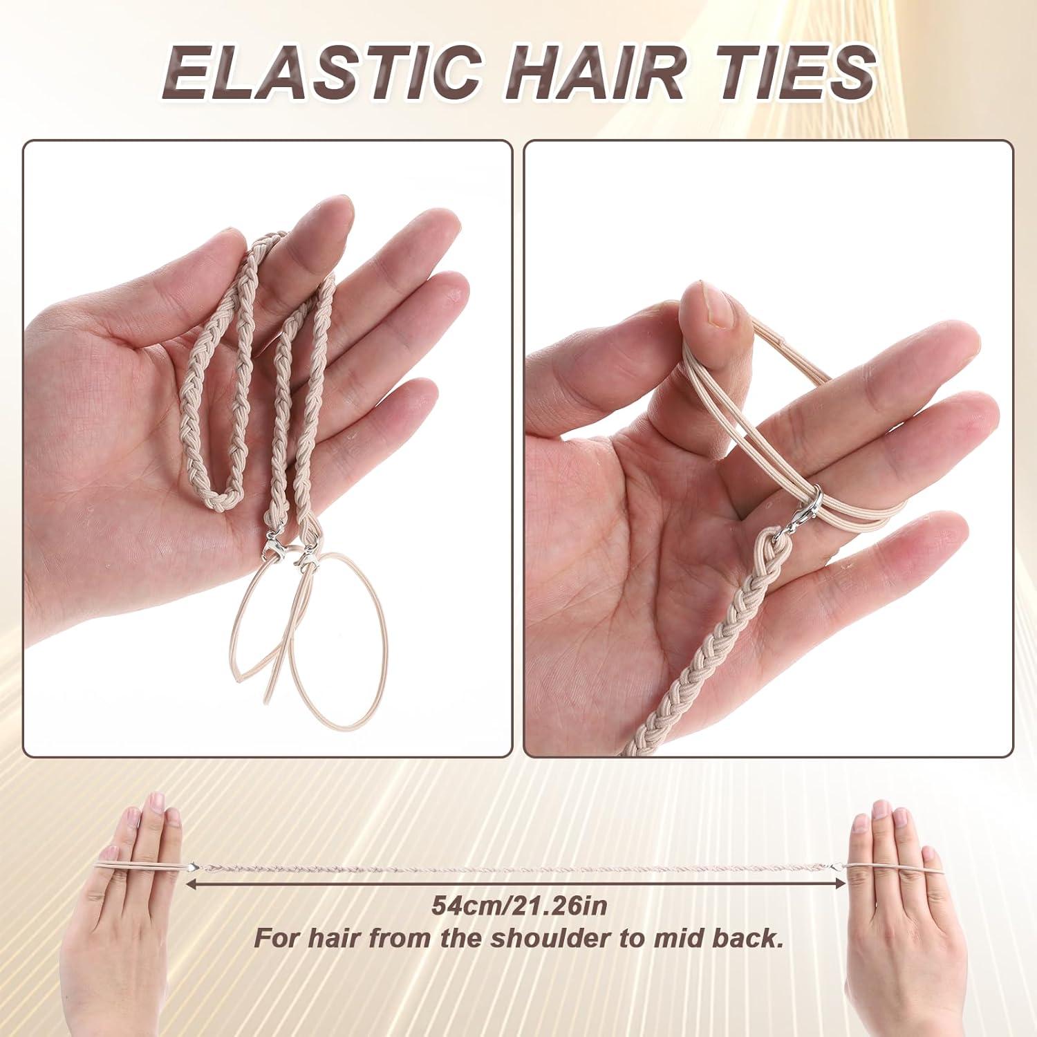 Lazos de Cabello Espiral Piriuuo 41cm 3 Pcs Multicolor