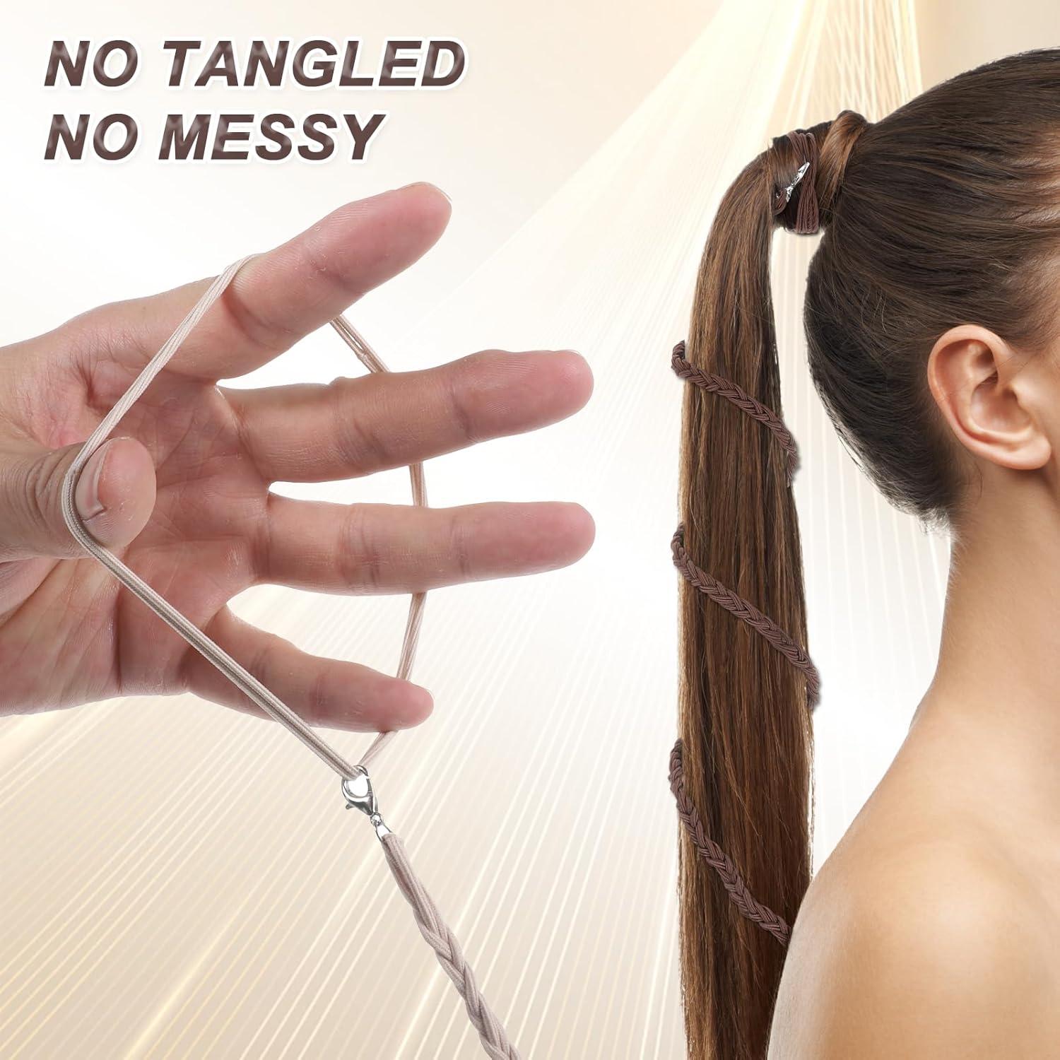 Lazos de Cabello Espiral Piriuuo 41cm 3 Pcs Multicolor