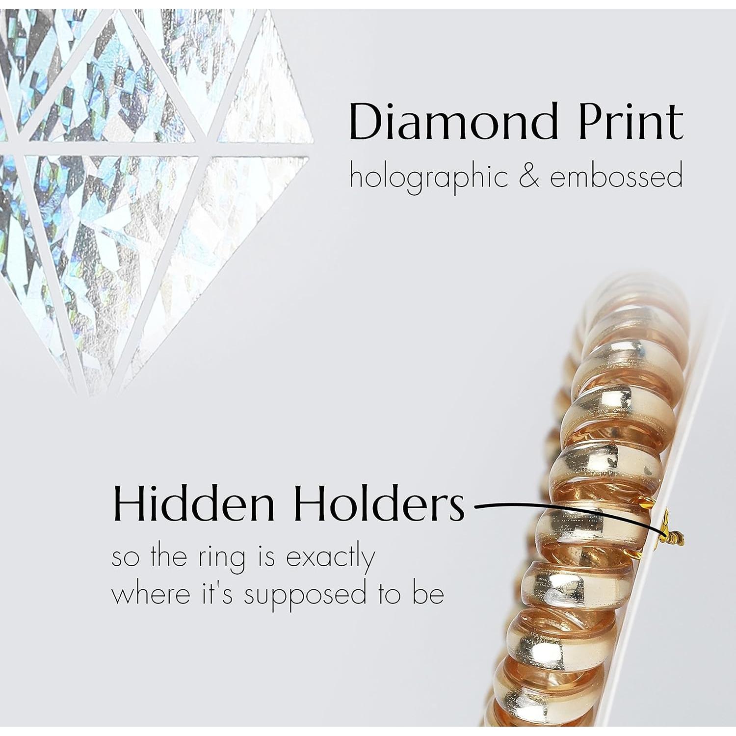 Juego de 6 Lazos de Cabello Dorados para Damas de Honor