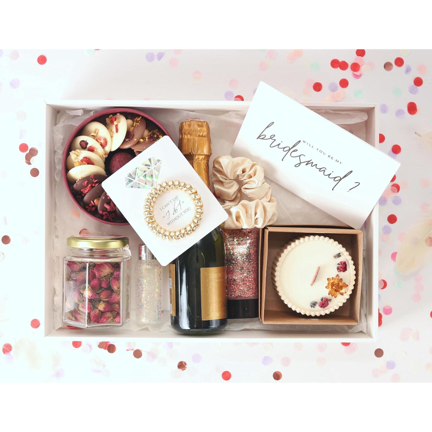 Juego de 6 Lazos de Cabello Dorados para Damas de Honor