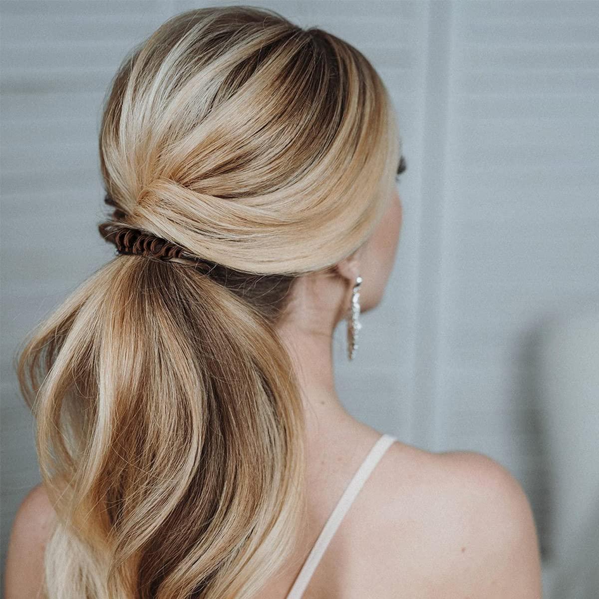 24 Gomas para el Cabello Espirales BOYIVI Sin Marcas - 4 Colores