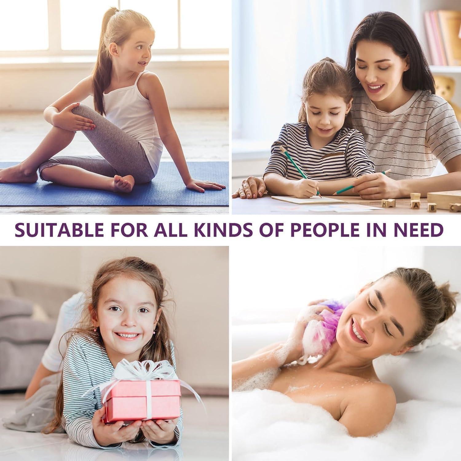 100 Gomas de Pelo Gruesas Bessrung Sin Costura Caramelo