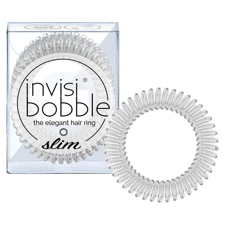 Invisibobble SLIM - Paquete de 3 Ligas para el Cabello Transparentes