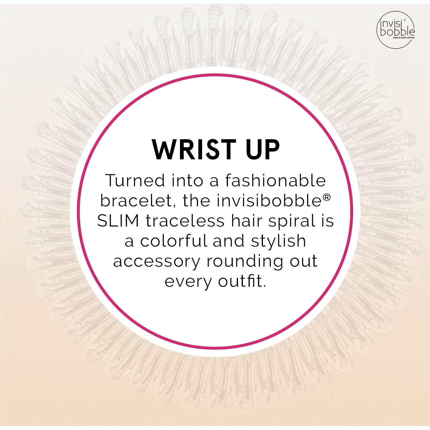 invisibobble SLIM Cromo Dulce - Lazos para Cabello Sin Marcas