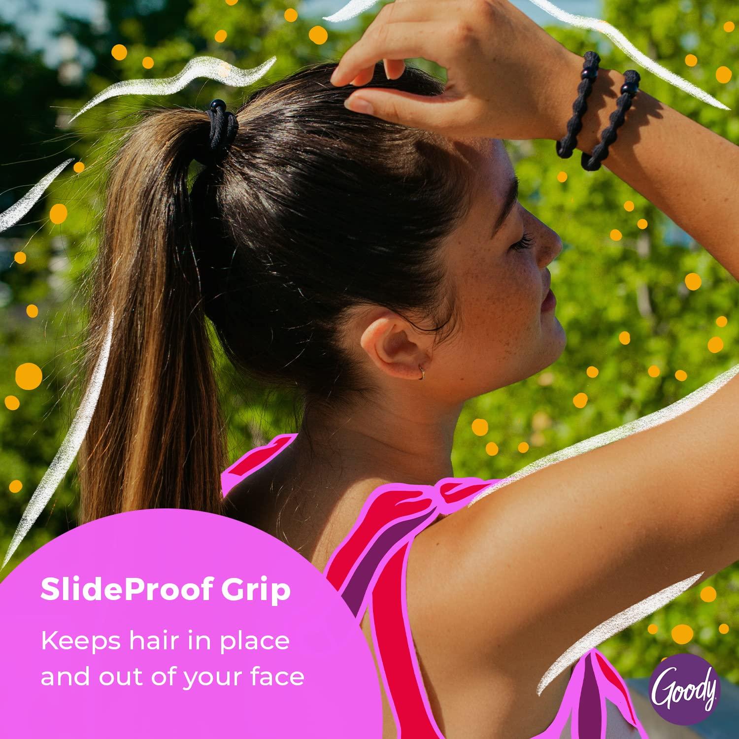 Sujetadores de Cabello Antideslizantes Goody Ouchless 10 Ct Negro