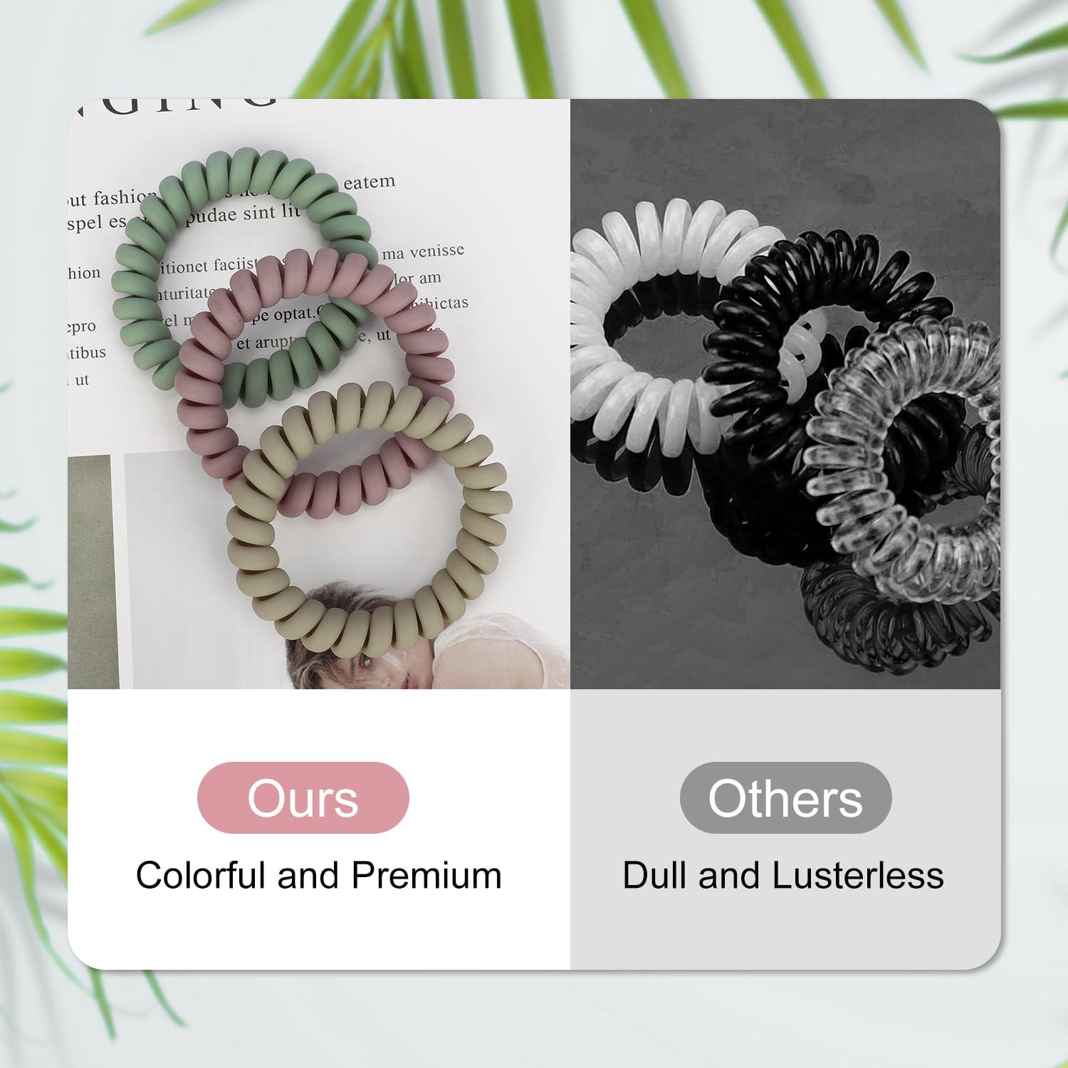 Tiras de Cabello en Espiral JessLab - Set 10 Pcs Colores Variados