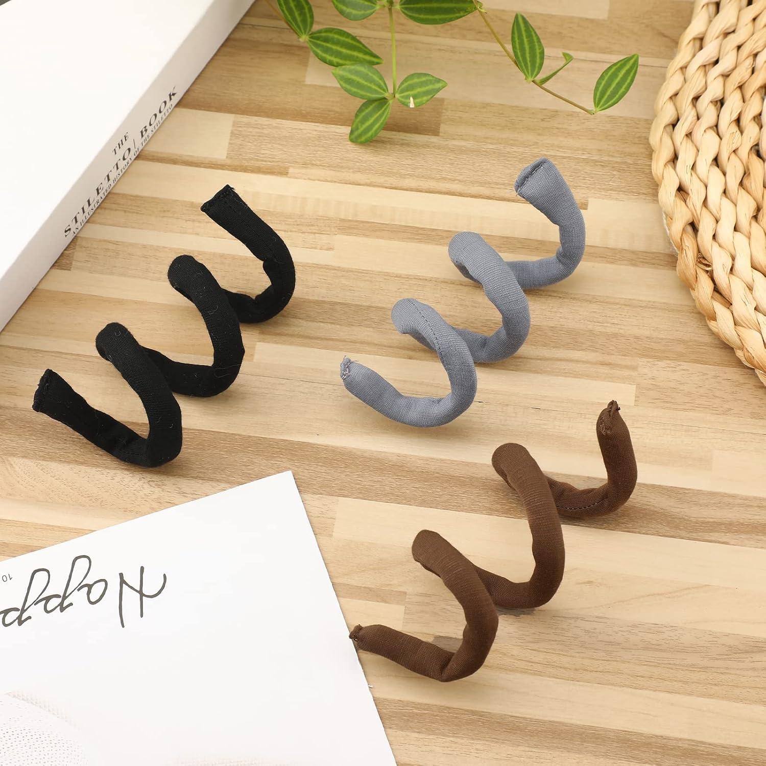 6 Sujetadores de Cabello Flexibles Hoteam para Dreadlocks