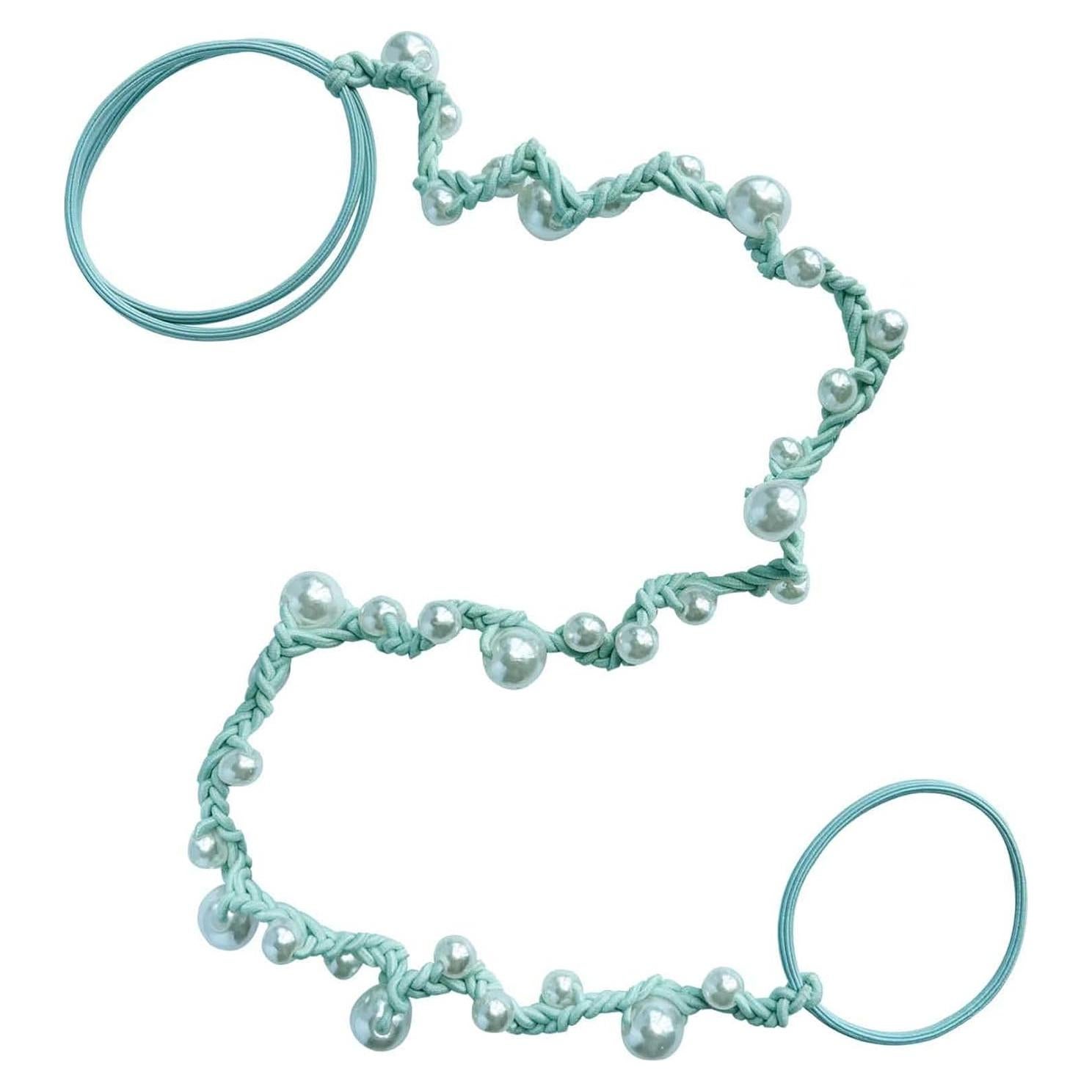 Tiras de Cabello en Espiral SISYOUP Aqua 63.5 cm Sin Daño