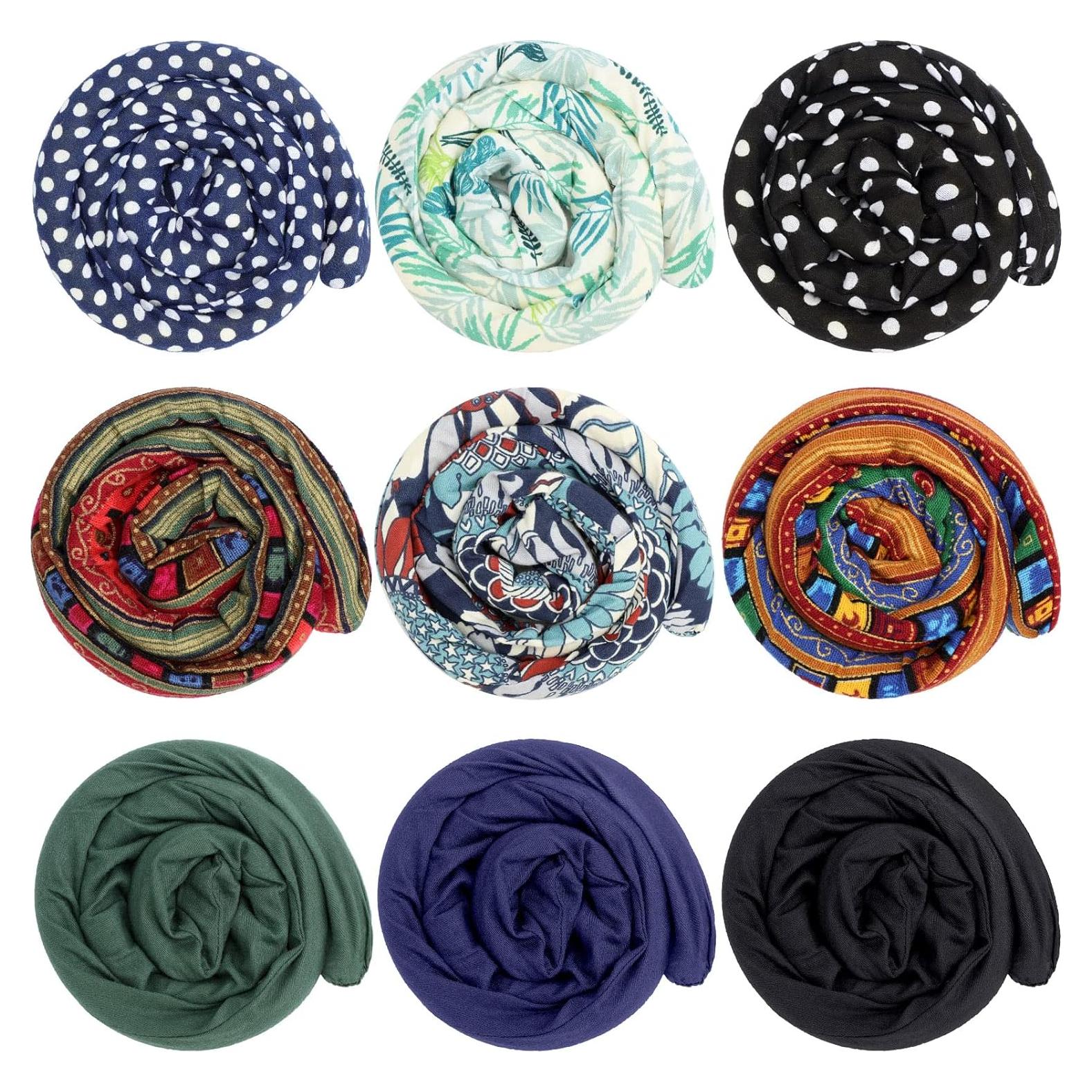 Ataduras de Cabello Dreadlock Dingion - 9 Piezas Coloridas 63 cm