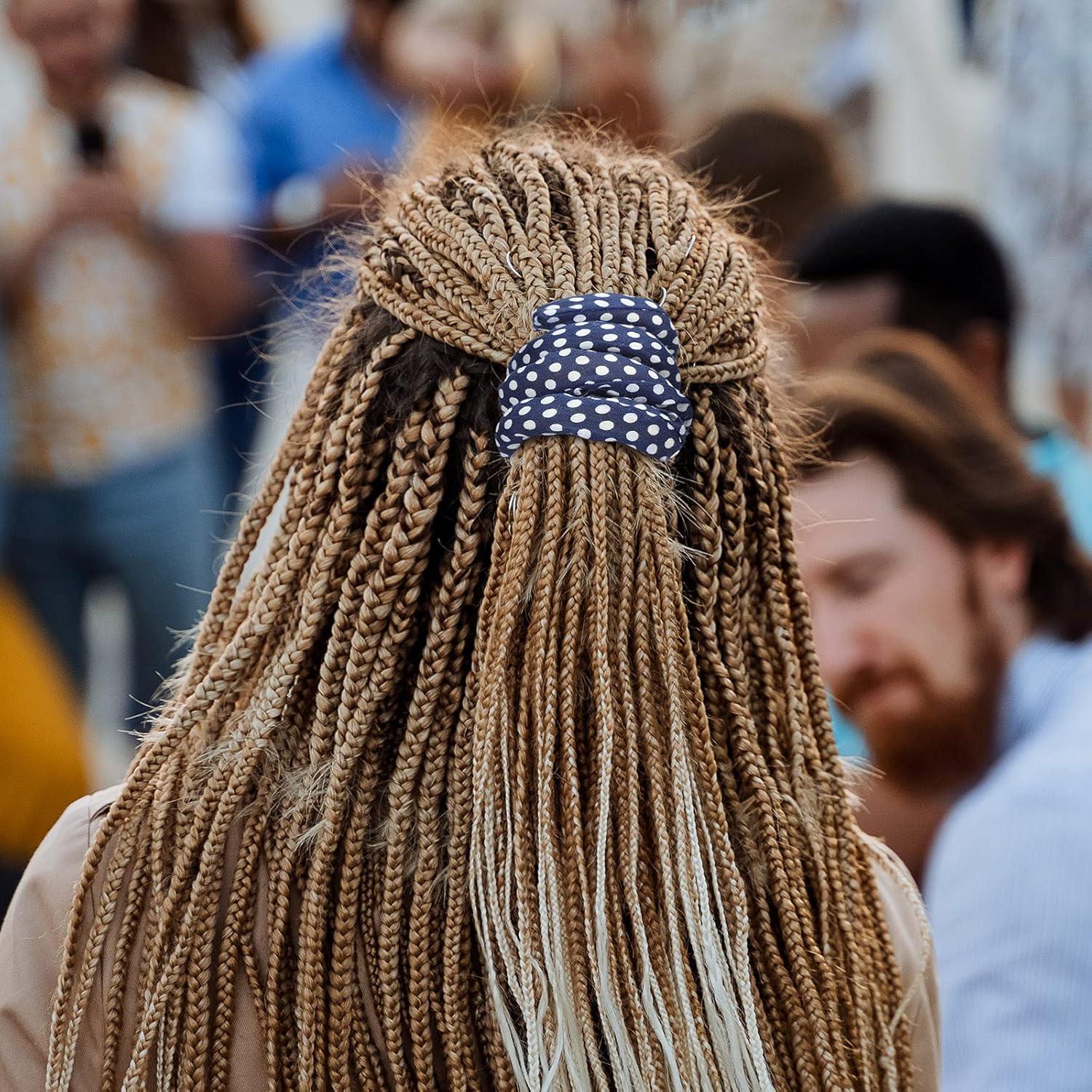 Ataduras de Cabello Dreadlock Dingion - 9 Piezas Coloridas 63 cm