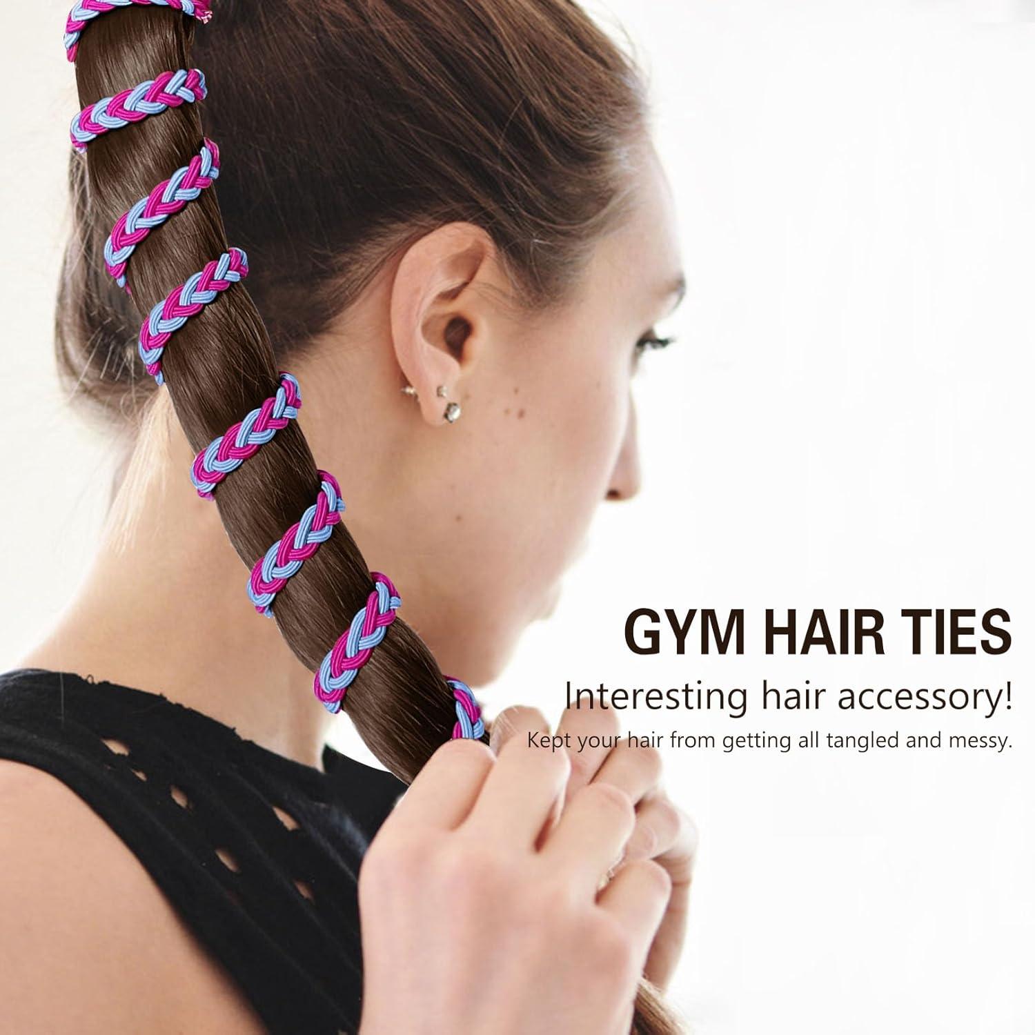 Tiras de Cabello en Espiral LOTMIAI 16" (41cm) Colorido 3 Pcs