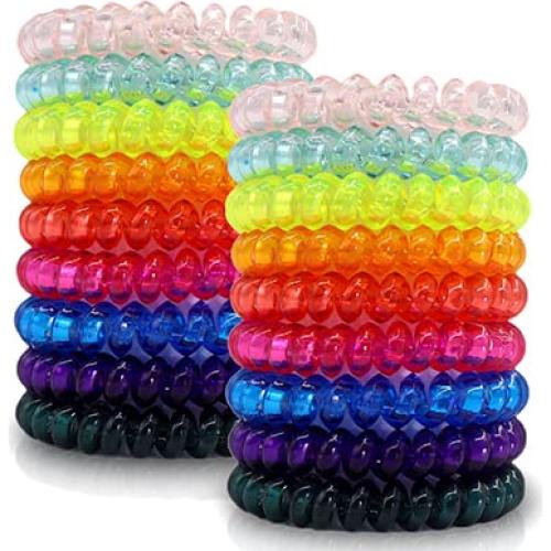 Tiras de Cabello Espirales 79STYLE 50pcs Coloridos Sin Daño
