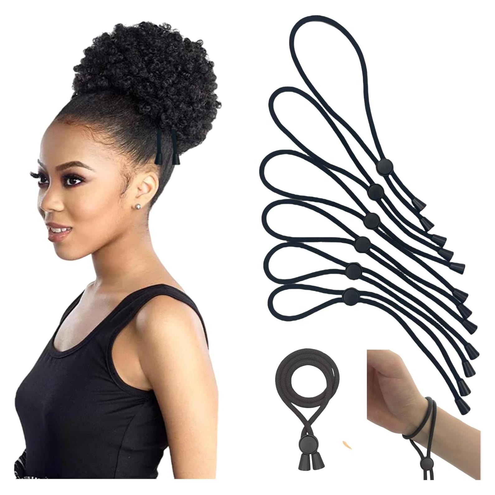 Tiras de cabello ajustables GJRR para peinados rizados - 6 unidades