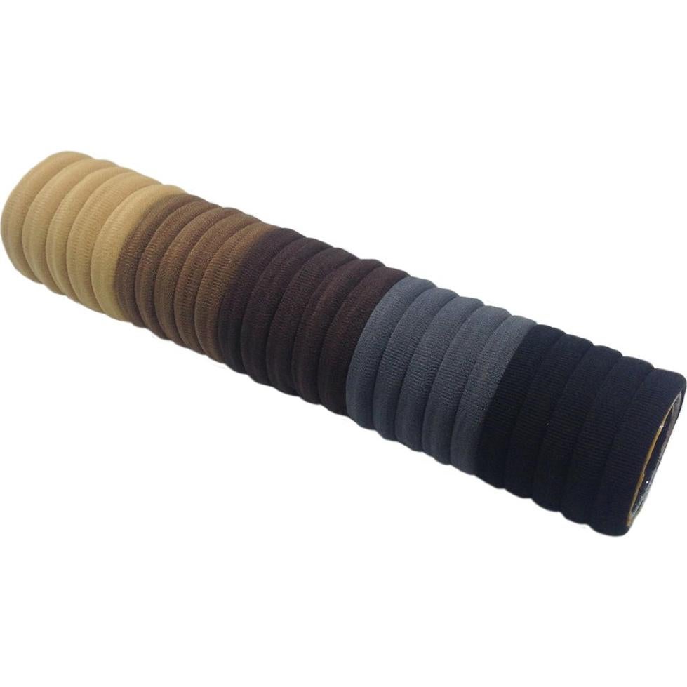 Bandas para el Cabello J-MEE 100PCS Algodón Sin Costura Neutras