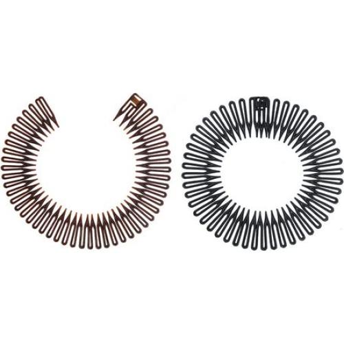 Diademas de Peine YALLNASL Zig Zag 6 Piezas 3 Colores