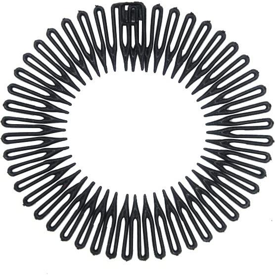 Diademas de Peine YALLNASL Zig Zag 6 Piezas 3 Colores