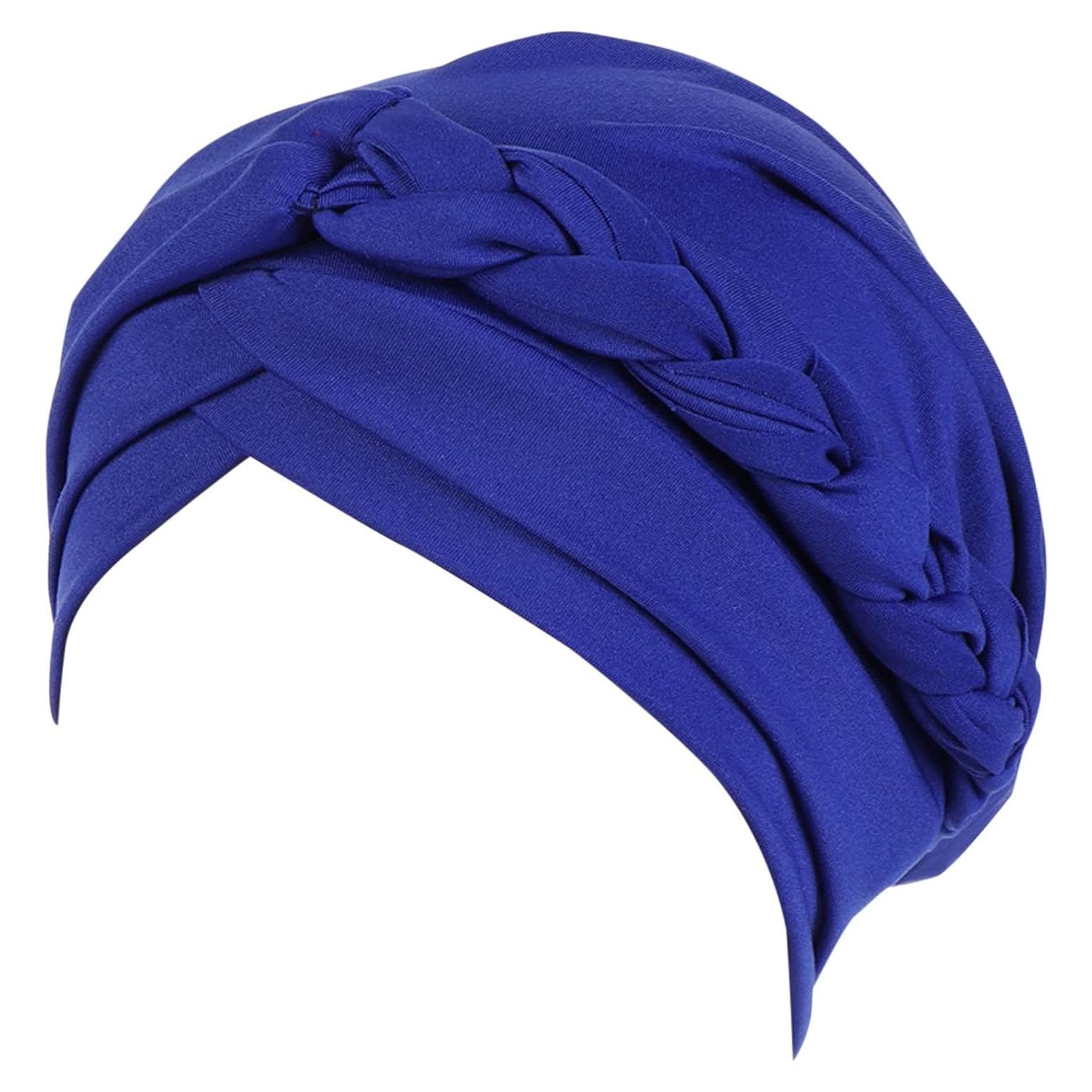 Turban for Women with Hair Loss Adjustable Ethnic Wrap Braid Tied Headwear Stylish Breathable Sun Hat