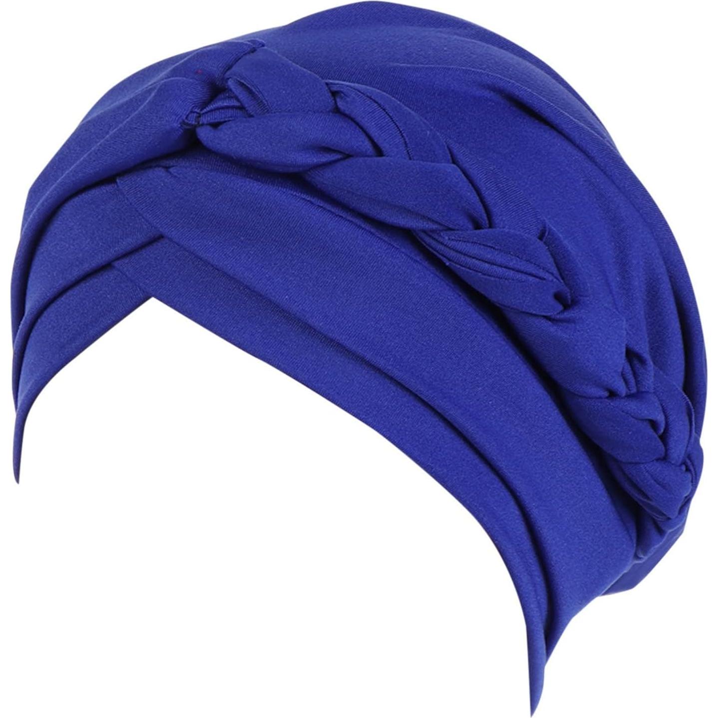 Turban for Women with Hair Loss Adjustable Ethnic Wrap Braid Tied Headwear Stylish Breathable Sun Hat