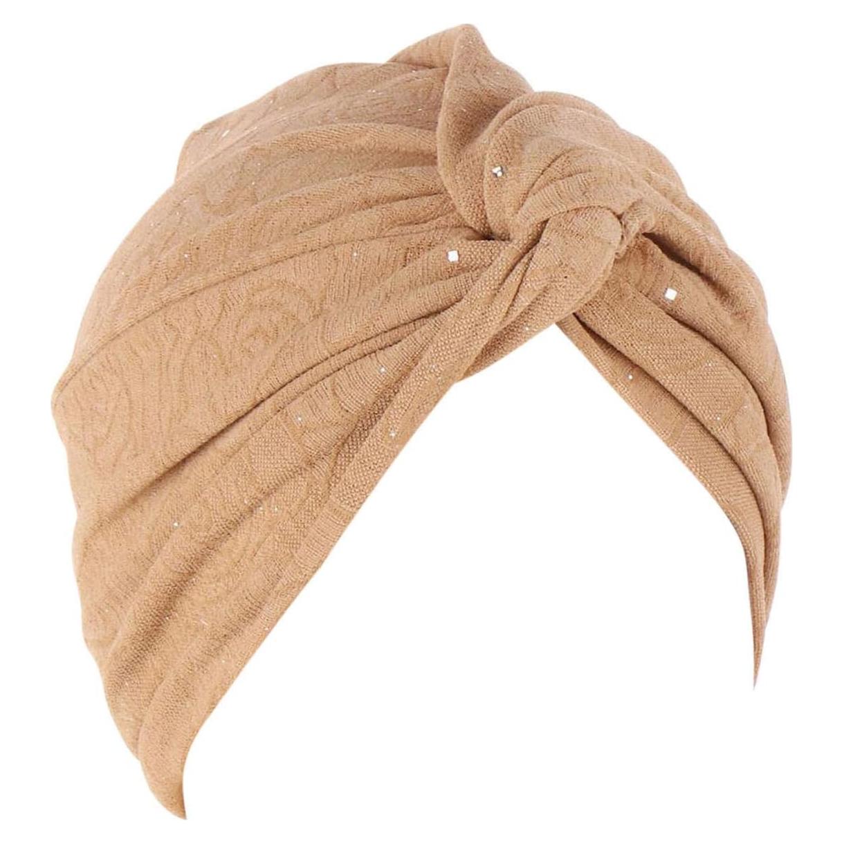 Turban for Women with Hair Loss Stylish Tied Turbans Knot Bonnet Headwrap Hat for Fashionable Comfort