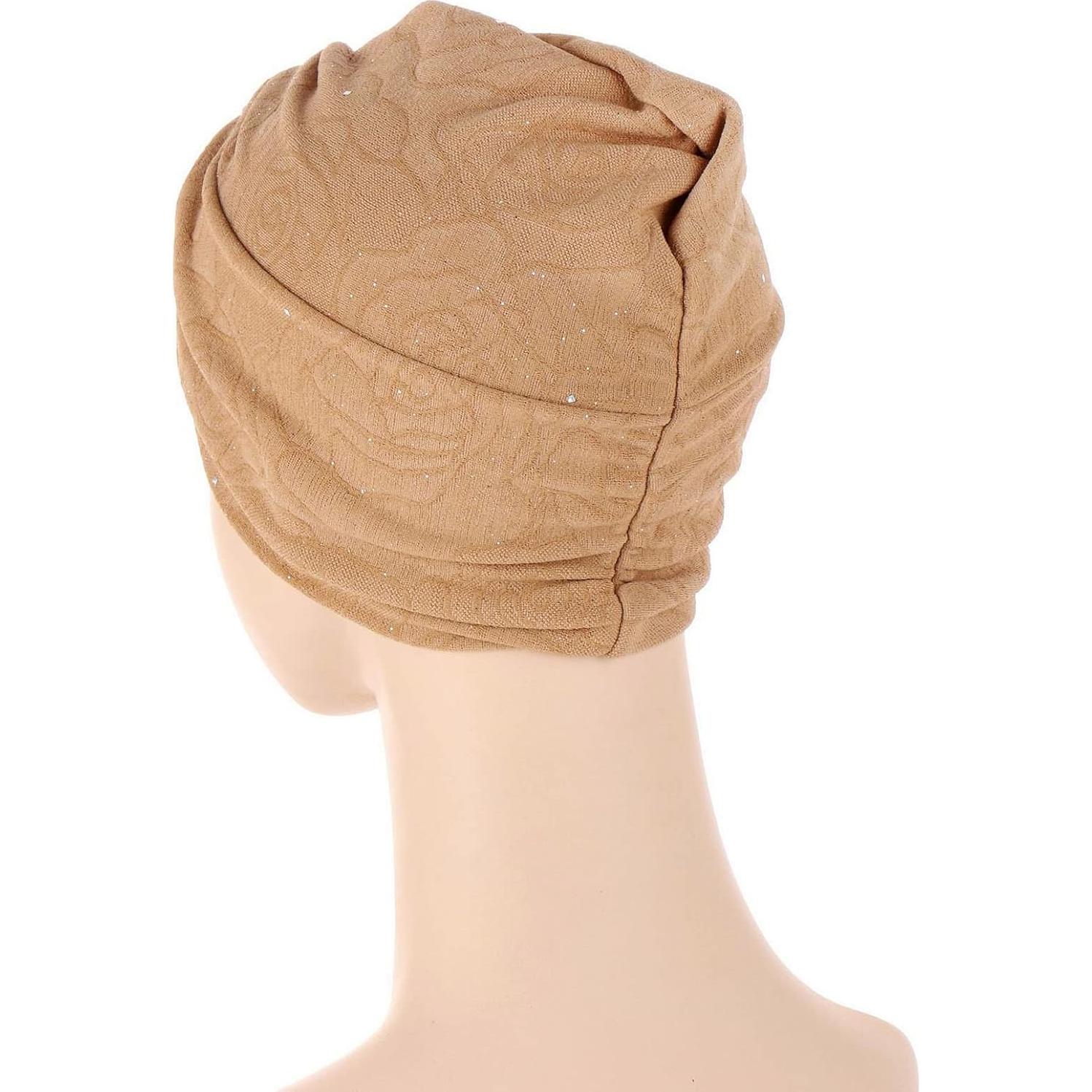 Turban for Women with Hair Loss Stylish Tied Turbans Knot Bonnet Headwrap Hat for Fashionable Comfort