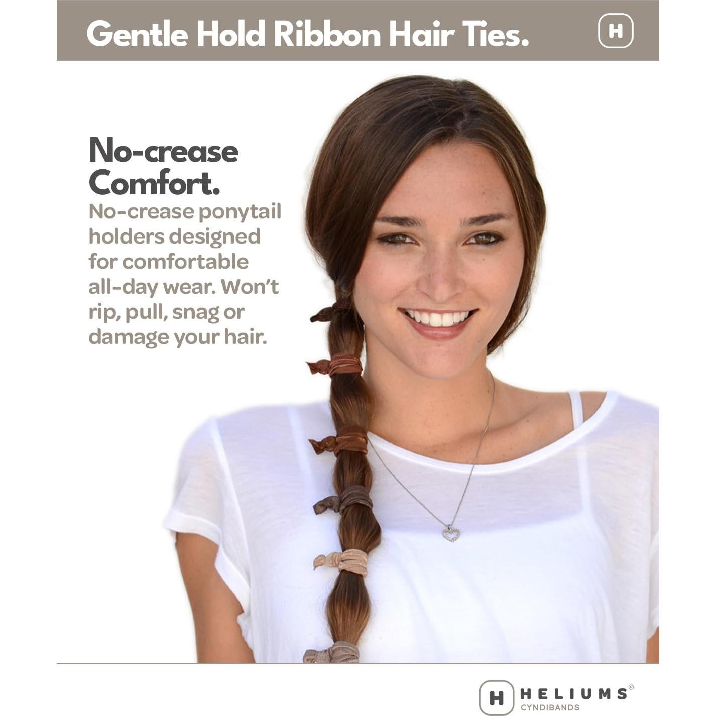 Cyndibands Bandas Elásticas Neutras para el Cabello - 6 Unidades