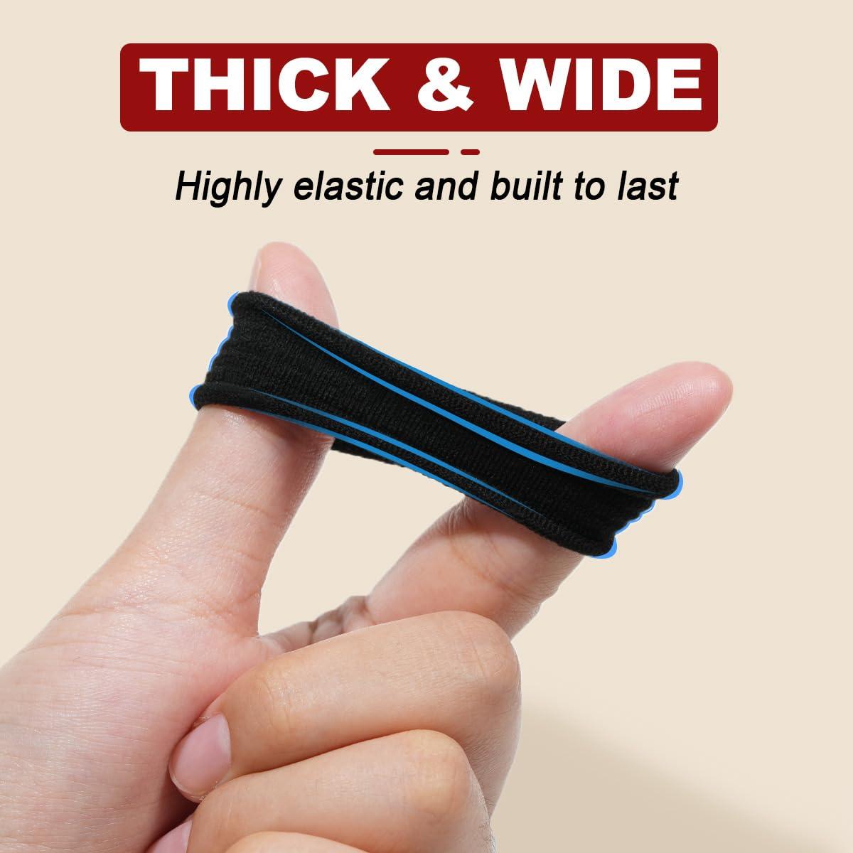 150 Sujetadores de Cabello IKOCO Algodón Sin Costura Negros