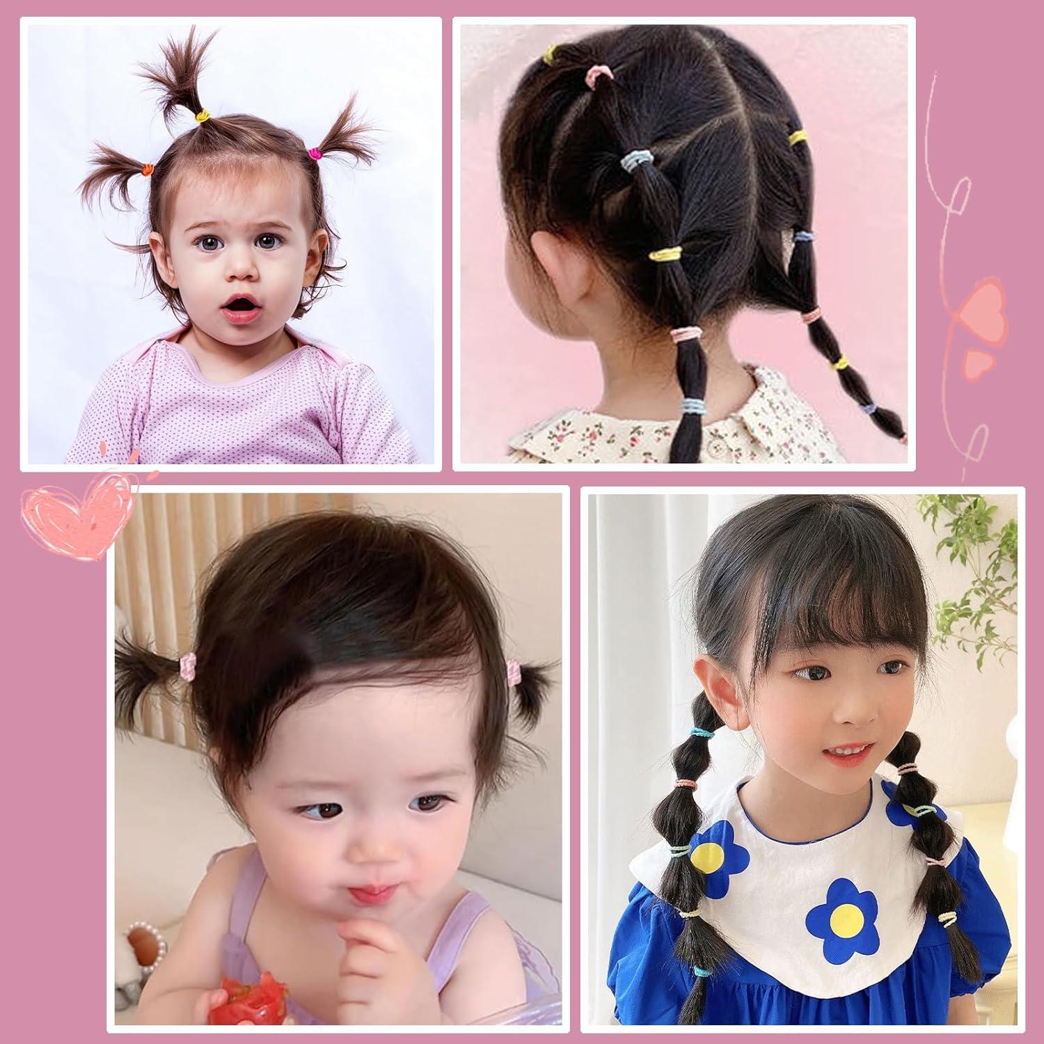 300 Bandas para el Cabello BlueZOO para Niños y Bebés 2cm