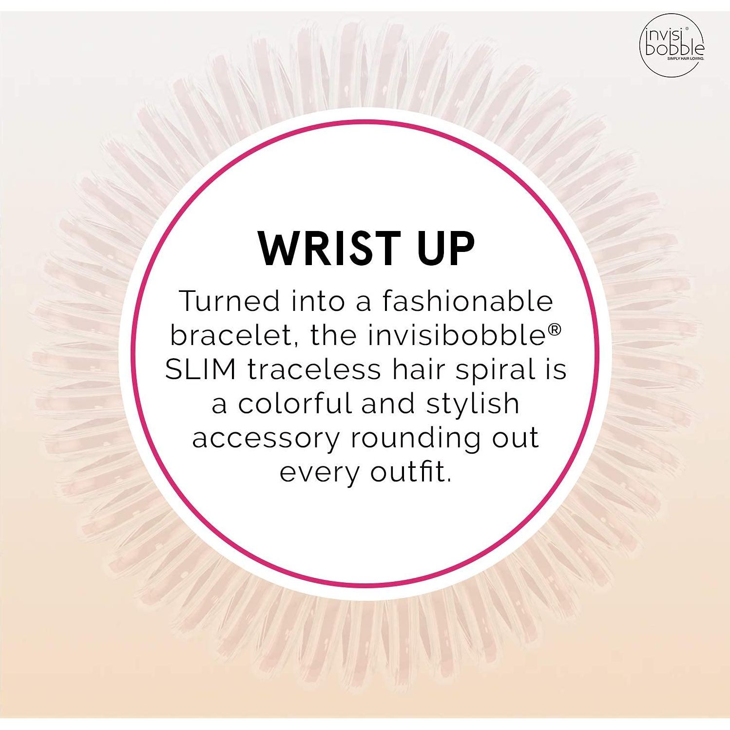 Invisibobble SLIM - Paquete de 3 ligas para cabello sin marcas
